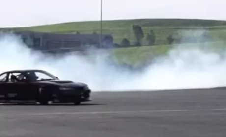 a car drifting