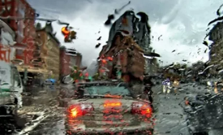 driving in the rain