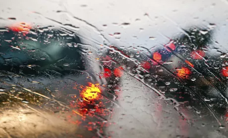 driving in rain
